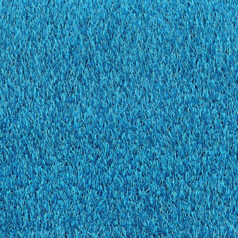 Césped Artificial de color Azul - Celeste al corte