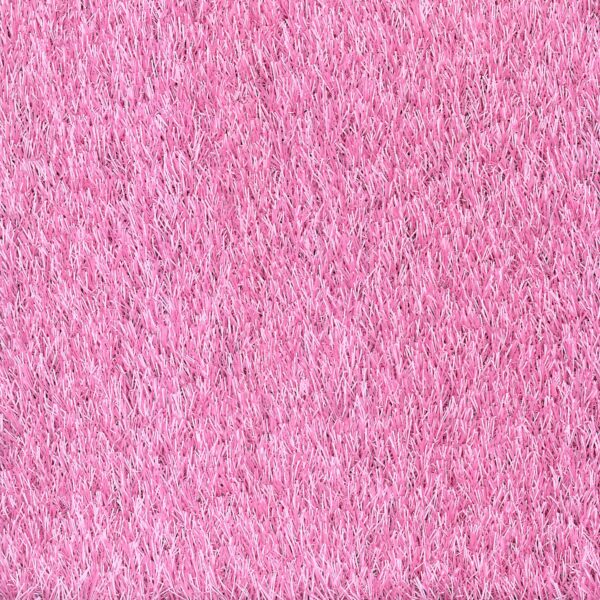 Césped de color rosa
