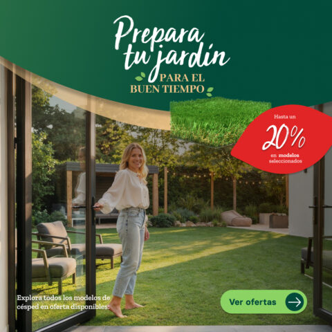 Prepara tu jardín con césped artificial
