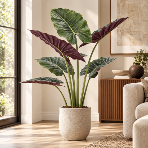 Alocasia Lila Artificial 120CM