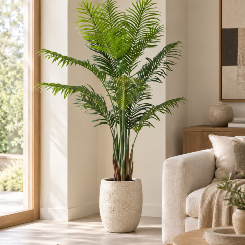 Palmeira Folha Verde 150 cm