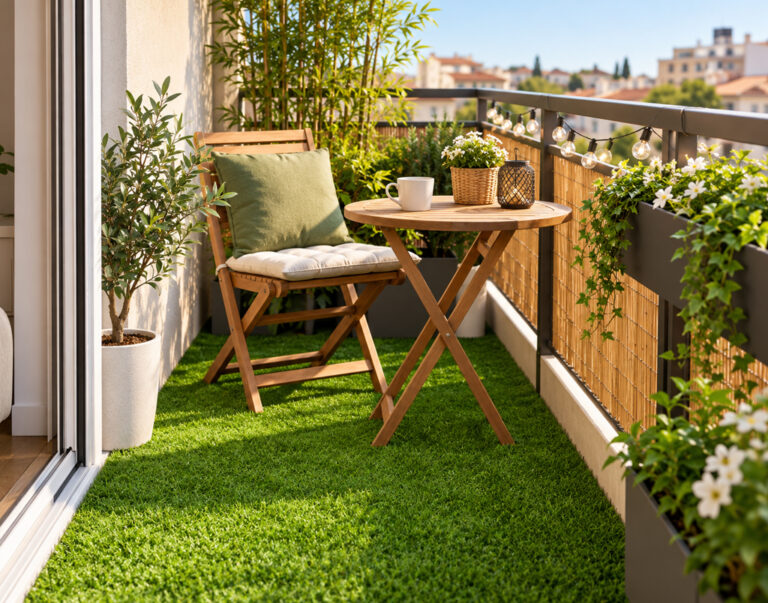 cesped artificial para balcones